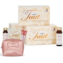 TAUT Premium Collagen Drink - Flydende collagen til kvinder 13,000mg Marine Peptider + 7 Actives - Flydende anti-Aging Elixir til hud, hår, jokes - Præcis Formuleret, Japansk-Made, Orange Flavor