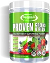 Gaspari Nutrition Green and Red: Organic Superfood Powder, Immunity Support, Probiotika og fibre, Vegan og non-GMO (30 Servere, naturlige frugter)