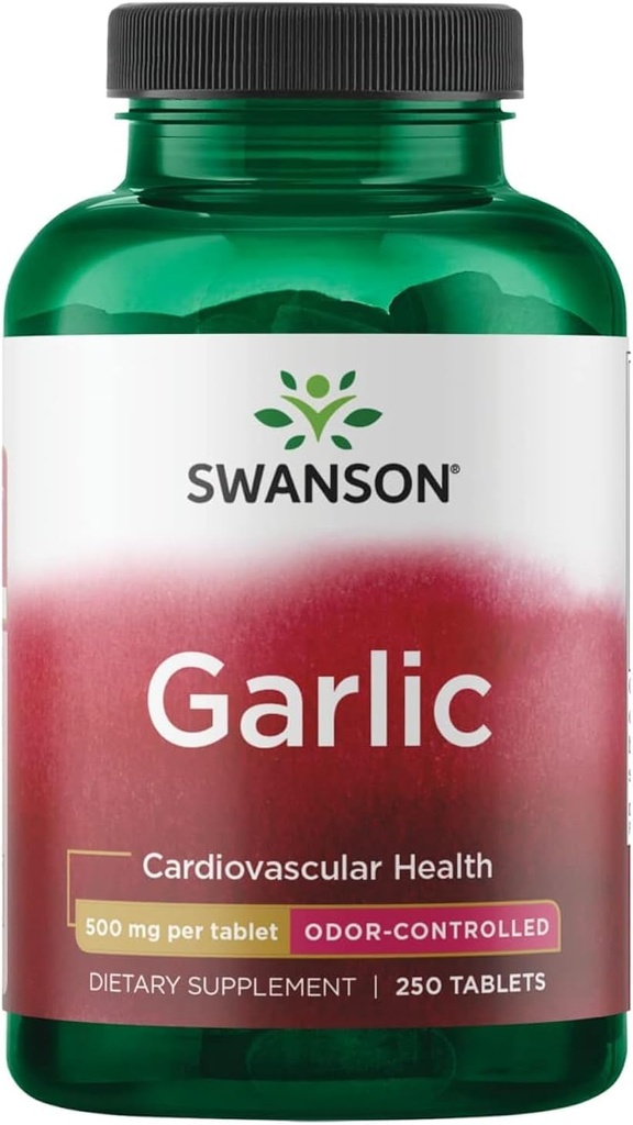 Swanson Best Hvidløg Odor- CNTRL 500MG 250 TAB
