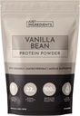 JUST INGREDIENSER Vanilla Bean Protein Powder - 20-Serving Blend med 100% Grass- Fed Whey & Organic Plant Proteins - Real Vanilla Bean & Cinnamon - Understøtter muskel Inddrivelse, Energi *