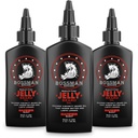 Bossman Jelly Beard Oil til mænd - 3 Pack (12 oz i alt, Hammer Duft) - Blødninger, fugter og betingelser med naturlige ingredienser