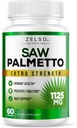 Saw Palmetto prostata supplement for mænd, 3- in-1 fordele, Ekstra styrke DHT Blocker for hårvækst og Beta Blocker for urinære sundhed, Potent Prostata funktion support, 30 dages forsyning (60 Greve)