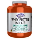 Now Foods Sport Nutrition, Whey Protein Isolate, 25 g Med BCAA, Unflavored Powder, 5-pound