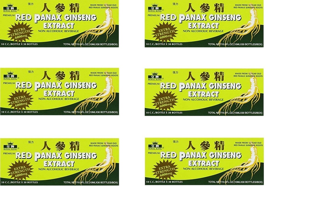 Royal King Red Panax Ginseng 30 / 10 6000mg (6 bokse)