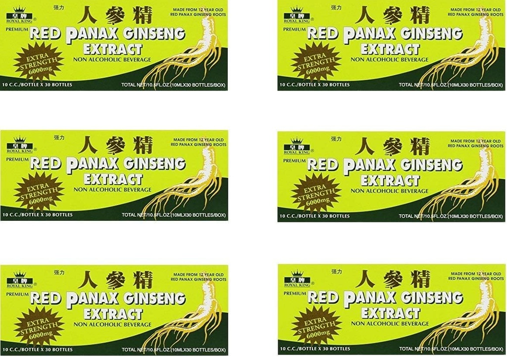 Royal King Red Panax Ginseng 30 / 10 6000mg (6 bokse)