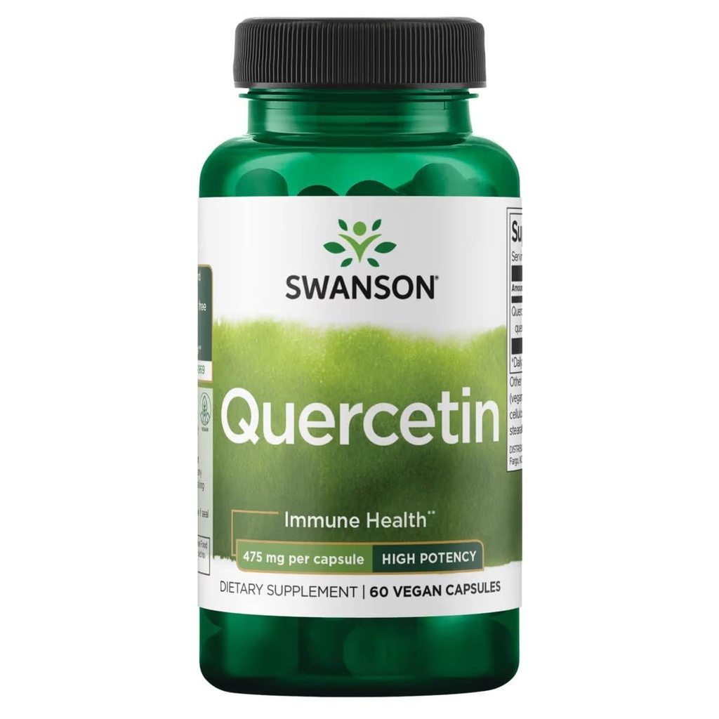 Swanson High Potency Quercetin - (60 Veggie Kapsler)