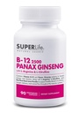 Fresh Start Vitamin B- 12 2500 & Panax Ginseng med L- arginin & L- Citrullin - Kraftfuld energi Booster - 124; Understøtter normal blodgennemstrømning & energi stofskifte - 124; tillæg - 90 kapsler
