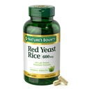 Nature 's Bounty Red Gær Rice, Urtetilskud, 600mg, 250 kapsler