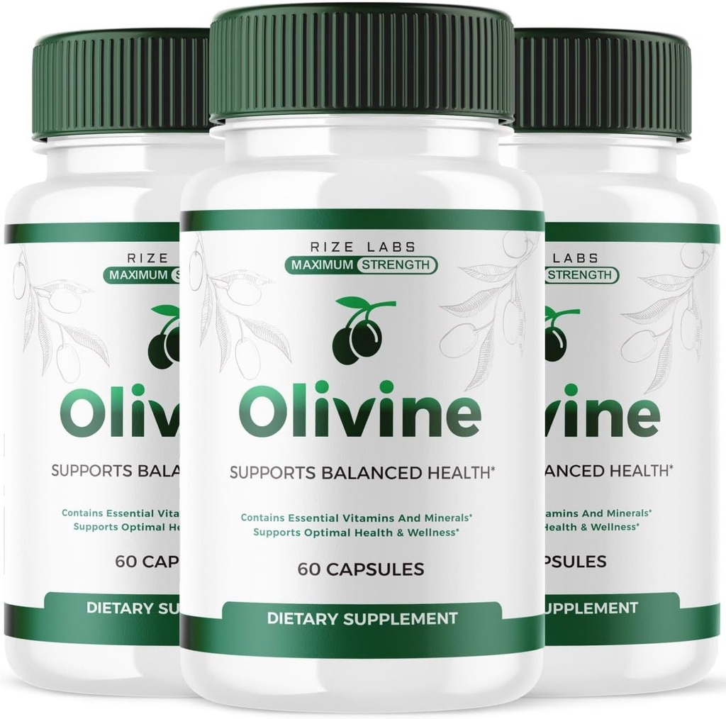 rize laboratorier (3 Pack) Olivin vægttab supplement, Olivin Superfood kapsler for Total Body Wellness og en sund livsstil, Olivin piller til Leaner Physique, Olive Vin Anmeldelser (180 Kapsler)