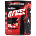 G Brændstof spøgelse ansigt energi drik pulver, Pre workout koffein mix til gaming, Sugar Free Focus Amino, Vitamin + Antioxidanter, 9.9oz (Cherry Green Apple, 40 Servere)