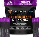 Væske Taktisk - Elektrolyte Powder Pakker, Accelerate Re- Hydration, Lavt sukker, Electrolyte Drink Mix, Forebyg dehydrering, Eliminere kramper