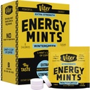 Viter Energy Koffein Mints 80mg Extra Strength - 90 stykker kaffe med B-vitaminer. Sugar Free Vegan Breature Mint. Energize Nootrop Focus Booster for Hurtig Alerness (Wintergreen Flavor, 30 Pack)