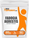BulkSupplements.com Fadogia Agrestis Extract Powder - Fadogia Agrestis Supplement, Fadogia Agrestis 600mg - for Energy Boost, Gluten Free, 600mg per servering, 1kg (2,2 lbs) (Pack of 1)