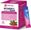 OMOGS Women's Probiotic,120-Billion-CFUs, 18 Strains, with 3 Prebiotics and Cranberry Extract, Help for Immune Booster, Digestive Health, Gut Health and Vaginal Health