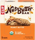 CLIF Nut Butter Bar - Peanut Butter - Fyldte energibarer - Non-GMO - USDA Organic - Plant- baseret - Lav glycemisk - 1,76 oz. (5 Pack)