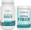 Reignite Wellness by JJ Virgin Chocolate Paleo All-in-One Shake and Extra Fiber Powder Supplement