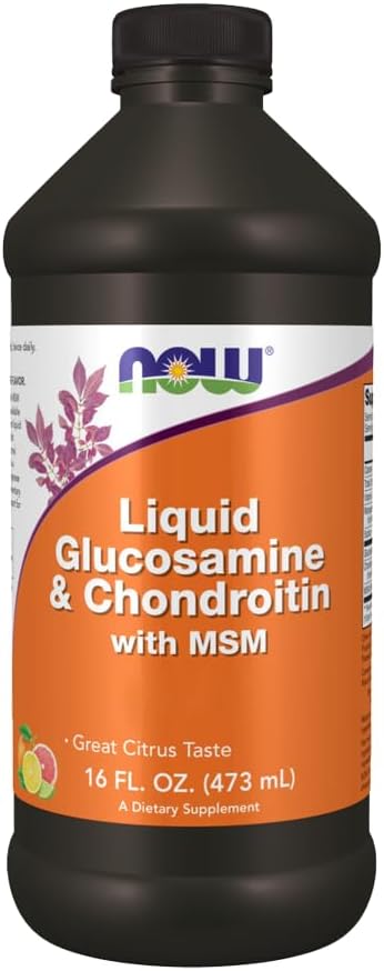 NU FØDEVARER Flydende glucosamin & Chondroitin MSM, 16 FZ