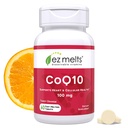 EZ smelter opløselig CoQ10 Supplement 100 mg, sukkerfri, 2-måneders forsyning - 1 pakke