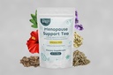 Menopause Support Tea Note 124; Cooling relief for Hot Flashes, Night Sweats, Mood Swings, Restainful Sleep Dex 124; Med Black Cohosh, Red Clover, Sage Dex 124; 100% Økologisk Dex 124; Hibiscus Mint Flavor Dex 124; 30 Tea Tasker