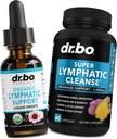 Lymporial Drainage Supplements Drops & Pills - Organic Lymporial Support Liquid Drops Cleanse Kapsler med Echinacea, Ingefær, Mælkebøtte, Rød Root Supplement Lymph Node Detox Cleanse System Drainage