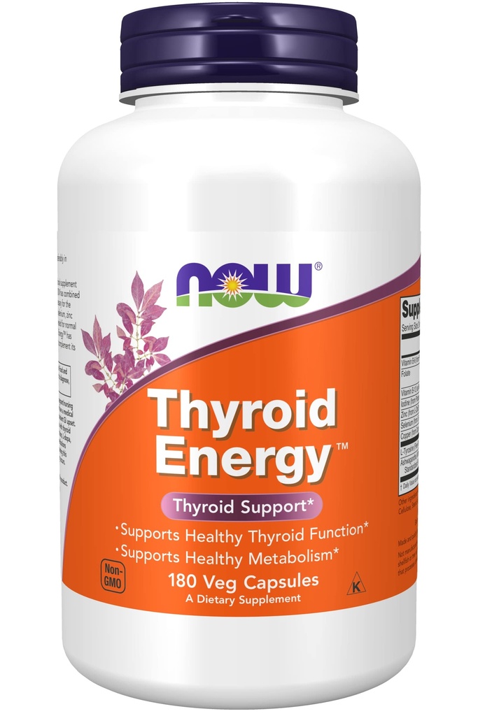Now Foods: Thyroid Energy, 180 Vcaps (pakke med 2)