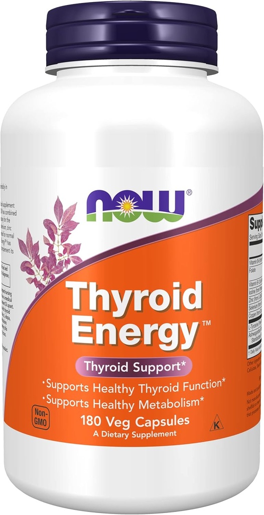 Now Foods: Thyroid Energy, 180 Vcaps (pakke med 2)