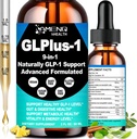 GLP-1 Supplement for kvinder og mænd, 9-in-1 naturligt GLP-1 Support w. Berberine HCI Cyelon Cinnamon Green Tea Eriocitrin, GLP1 for Gut fordøjelsesmetaboliske, GLP-1 Drops 6X stærkere end kapsler