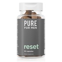Rene for mænd Detox tillæg, Nulstil 124; fremmer fordøjelsesbesvær & Gut sundhed, hjælper med at fjerne toksiner & støtter immunsystemet, kolon rense • 124; 30 kapsler