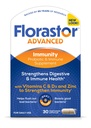 Florastor Select Immunity Boost Daglig Probiotisk & immunforsvar Support for kvinder og mænd, Saccharomyces Boulardii CNCM I- 745 Plus Zink, C-vitamin & D3 (30 kapsler)