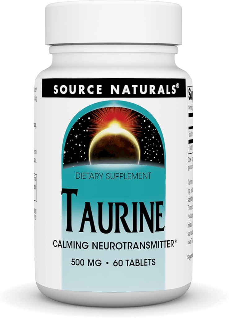 Source Naturals Inc. Taurine 500 mg 60 tabletter