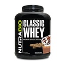 NutraBio Classic Whey Protein Powder- Full- Spectrum Aminosyreprofil - Ingen Fyldere, Kunstige Farver, Konserveringsmidler - Lav Glycemisk Indeks - Chokolade Mælkeshake, 5 Pund
