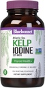 Bluebonnet Nutrition Atlantic Sea Kelp Iodine 225 mcg - Organically Grown U.S. Sea Kelp - Non-GMO Project Verified, Gluten-Free, Soy-Free, Dairy-Free - 120 Vegetable Capsules