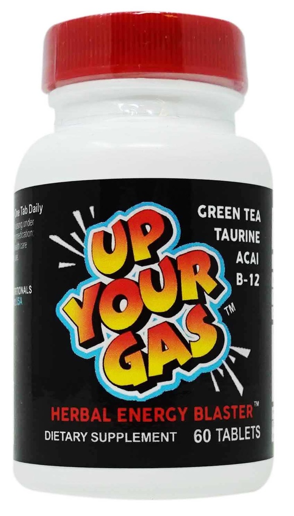 Hot stuff Up your Gas Herbal Energy Blaster 60 tabletter