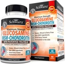 Glucosamin Chondroitin MSM Joint Support - Collagen Peptider, Gurkemeje og Ingefær, Hyaluronsyre, Glucosamin Chondroitin Sulfate for Joint Comfort - Gluten Free, Non GMO, 90 Kapsler