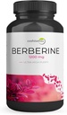 Berberine HCl 1200mg - High Potency Supplement for Blood Sugar, Insulin & Weight Management - Non-GMO, Gluten- Free, Vegan Capsules - Heart & Metabolisme Support, Made in USA - 60 Count