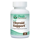 Thyreoideafunktion ved Peak Pure & Natural; Thyreoideafunktion og Metabolisme Booster til støtte vægt vedligeholdelse af 124; Jod supplement designet til underaktiv thyreoideafunktion 124; 60 kapsler