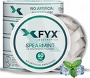 FYX Koffein Nootrope Pouches - Clean Energy & Focus med Alpha- GPC, L- Tyrosine & L- Theanine - 60mg Koffein Pouches - Sugar- Free Alpha Nootrope Pouches - 5- Pack (5- Count, Spearmint)