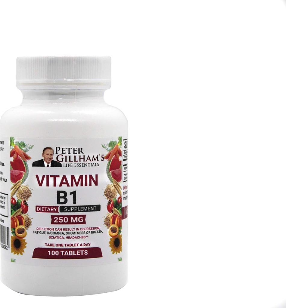 Peters Choice B1 Tablets Dietary Supplement (B1 250 mg, 100 tabletter)