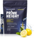 BONE VIDENSKAB - Prime Højde Mutivitamin Powder - Højde Development Drink Mix for Kids & Teens, Bone & Immun Support, Sugar- Free Lemon Lime Flavor, 30 sticks