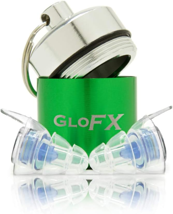 Glofx Ear Plugs - Komfortabel Hearing Protection for Music Events Koncerter og festivaler - Musiker Støj Annullering Genbrug Earplugs High Fidelity