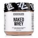NAKED Chocolate Whey 1LB - All Natural Grass Fed Whey Protein Powder, Organic Cacao, og kokossukker - Ingen GMO, Ingen soja, og Gluten fri, støtte vækst og inddrivelse - 12 Serveringer