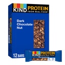 KIND Protein Snack Bar, Dark Chocolate Nut, Sund Snacks, Gluten Free, 12g Plant Protein, 12 Greve