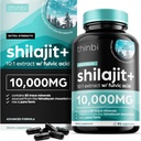 Thinbi Pure Himalayan Shilajit Organic Capsules with Fulvic Acid & Trace Minerals - 90 Greve