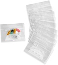 Pill Pouch Tasker - (Pack of 100) 4 "x 2,75" - 3 Mil BPA- Free, Poly Bag Disponible Zipper Pills Sække, Daglig AM PM Travel Medicine Organizer Storage Pouches, Best Clear Genbruges med Write- on Labels