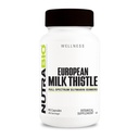 NutraBio European Milk Thistle Supplement, 241mg - Supports Antioxidant Benefits and Wellness for Liver Detox, 90 Capsules, 80% Silymarin Extract, Herbal Supplement