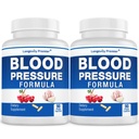[2- Flaske Value Pack] Longevity Blood Pressure Formel -Scientific formulated with Hawthorn & 12 + Kvalitet Alle naturlige urter