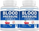 [2- Flaske Value Pack] Longevity Blood Pressure Formel -Scientific formulated with Hawthorn & 12 + Kvalitet Alle naturlige urter