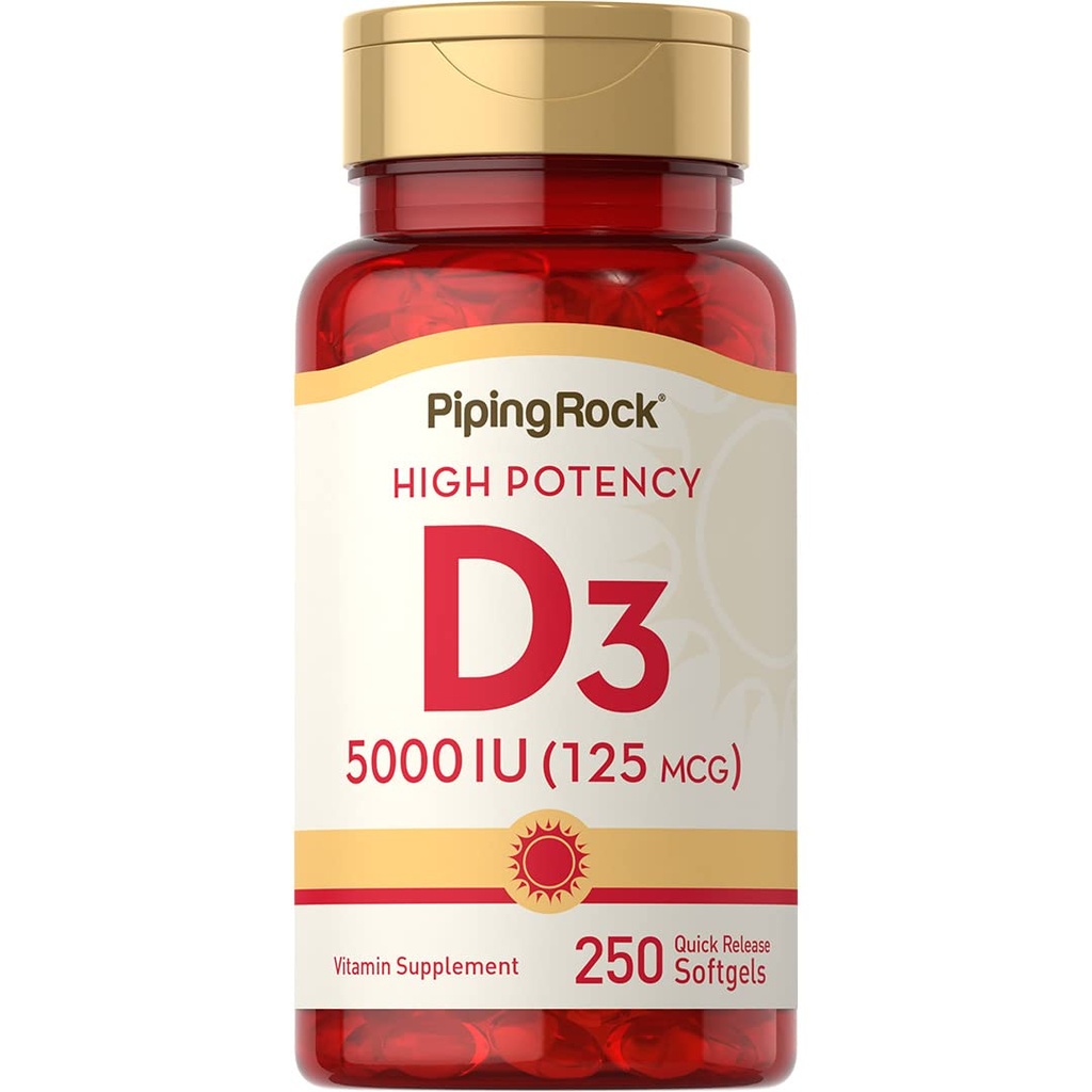 Piping Rock Vitamin D3 5000 IE