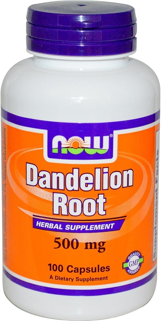 Now Foods Mælkebøtte Root 500 mg Caps, 100 ct