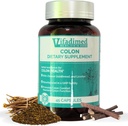 Colon for Diarrhea, IBS-D,Colitis, Soothes Irritation,Enhances Colon's Function. Gut Lining,Gut Microbiome,Gut Motility. IBS Relief.-45 Capsules